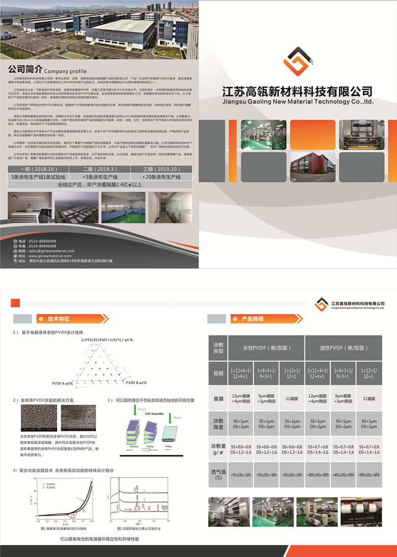 江蘇高瓴新材料科技有限公司